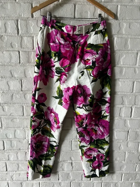 Dolce and Gabbana Peonies Jacquard Single-Breasted Jacket and pantsuit - Picture 7 of 14